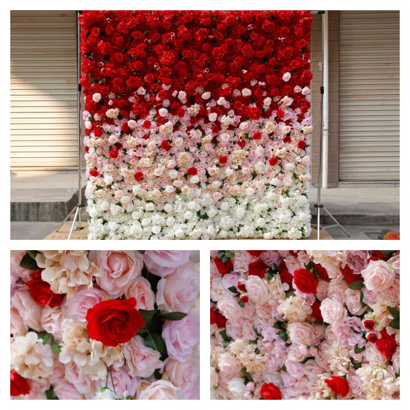 جدران الزهور ثلاثية الأبعاد