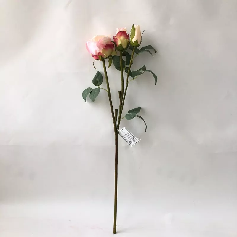 faux rose bush for wedding aisle side decoration