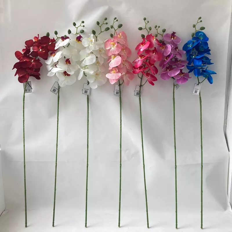 حرير زهرة phalaenopsis السحلية